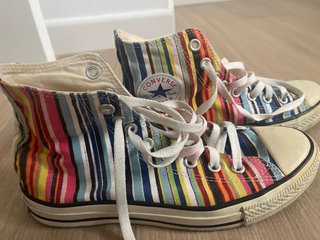 Converse multicolor rayas