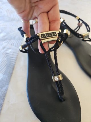 Sandalias Guess Negras Talla 37