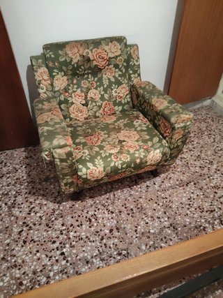 Sillones vintage florales