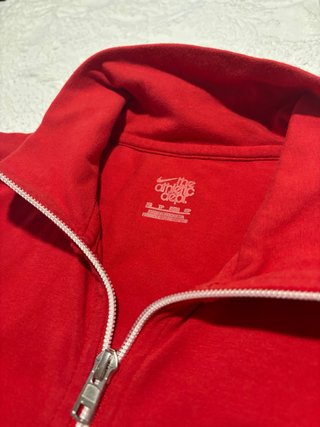 Chaqueta deportiva Nike roja cremallera