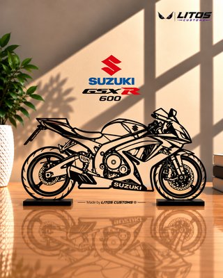 Suzuki GSX-R 600 Maqueta Silueta 20cm
