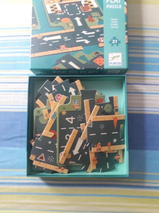 Puzzle Djeco Pop to Play Routes Roads