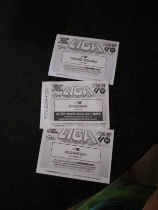 Lote 6 cartas La Liga Este 26-27