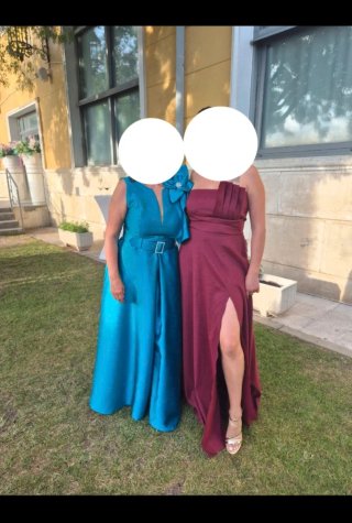 Vestido de fiesta azul