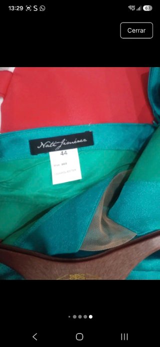 Vestido de fiesta azul