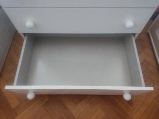 Cómoda cambiador bebé con bañera