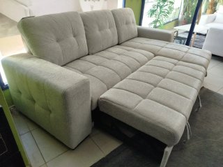 Chaise longue/Cama REVERSIBLE con arcón