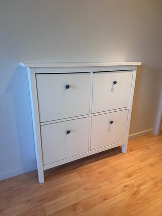 Zapatero Ikea 4 cajones blanco