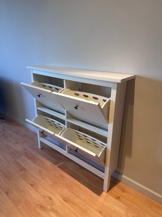 Zapatero Ikea 4 cajones blanco