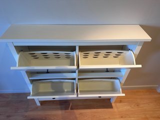 Zapatero Ikea 4 cajones blanco