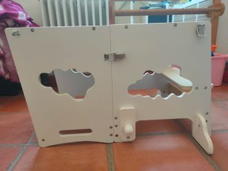 Torre de aprendizaje infantil + mesa