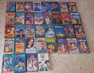 36 Películas VHS Disney Clásicas