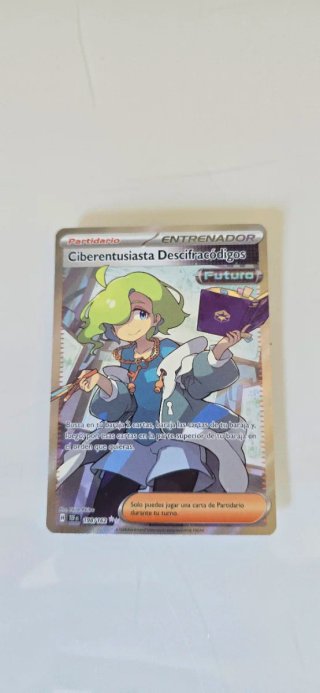 Carta Pokémon Entrenador Ciberentusiasta Descifrac