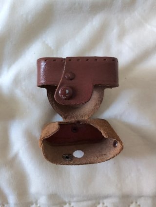Cámara Hit miniatura espía antigua con funda