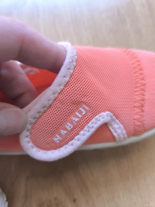 Zapatillas de piscina Nabaiji color coral