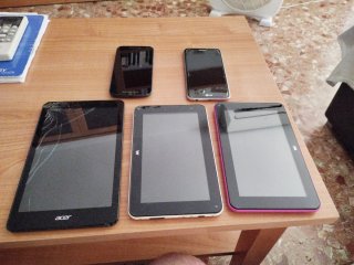 Tablets y móviles rotos