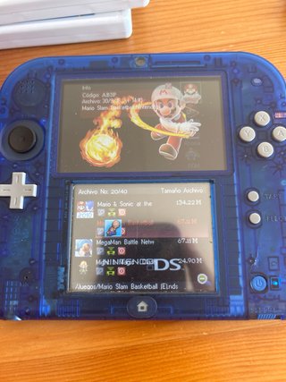 Nintendo 2DS Blu Trasparente
