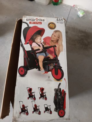 Triciclo SmarTrike STR 3 Plus Pieghevole