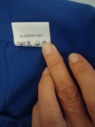 Mono de trabajo azul nuevo. Talla 56