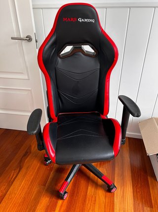 Silla Gaming Mars Gaming Negra y Roja