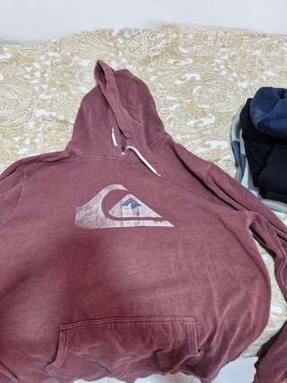 Sudadera Quiksilver Roja Talla M