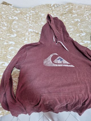 Sudadera Quiksilver Roja Talla M