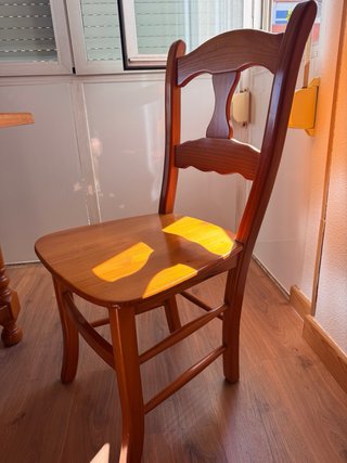 Mesa EXTENSIBLE y 6 Sillas Provenzal Madera