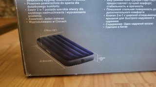 Colchón inflable Intex camping + hinchador eléctri
