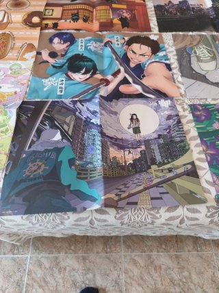 Pósters de dibujos anime de Japón