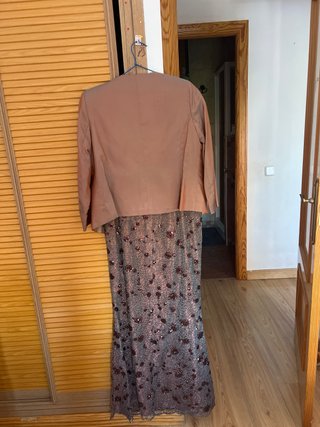 Vestido largo boda/evento lentejuelas