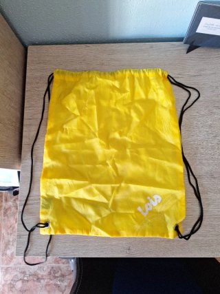 Bolsa de tela Lois amarilla
