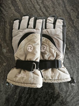 Guantes Moto Gore-Tex Negro/Gris