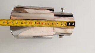 Cola de escape coche Universal 14.7x6x9cm