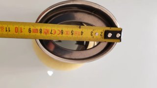 Cola de escape coche Universal 14.7x6x9cm