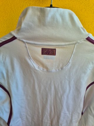 Chaqueta Reebok vintage blanca/morada M