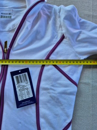 Chaqueta Reebok vintage blanca/morada M