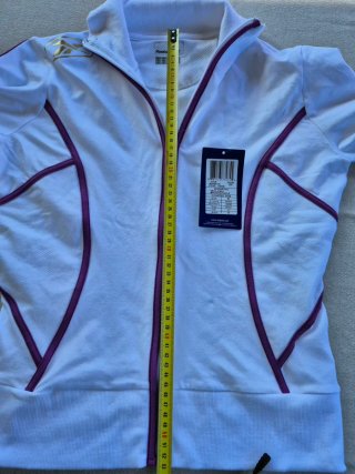 Chaqueta Reebok vintage blanca/morada M