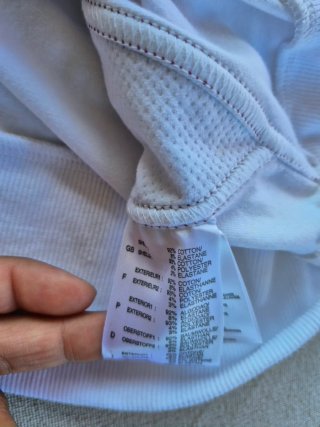 Chaqueta Reebok vintage blanca/morada M