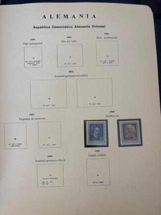 Sellos Beethoven 1952 Deutsche Demokratische Repub