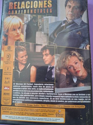 DVD Relaciones Confidenciales (Al Pacino)