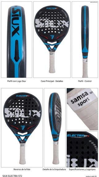 Pala Siux Electra ST2 Azul