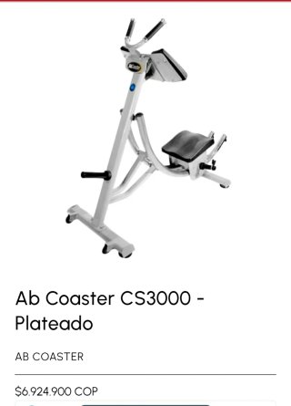Ab Coaster CS3000 Máquina Abdominales