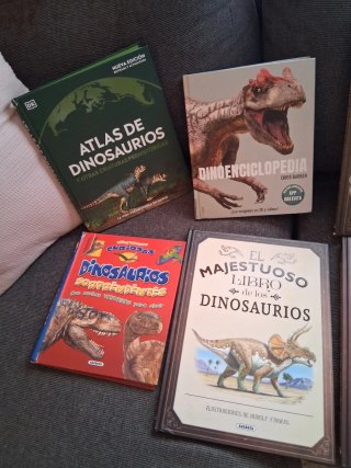 Coleccion libros animales y dinosarios prehistoria