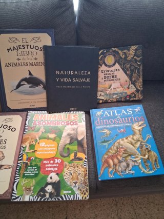 Coleccion libros animales y dinosarios prehistoria