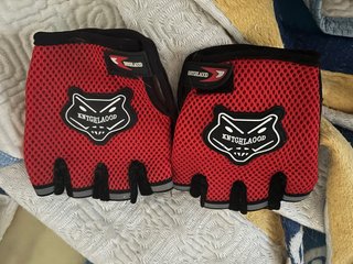 Guantes Gym/Bici/Patinete/Rojos/Adulto