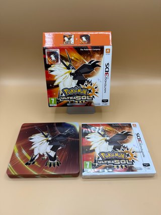 Pokemon Ultra Sol Nintendo 3DS Caja Metálica