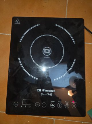 Placa Inducción Orbegozo Gran Cheff 2000W