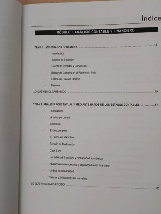 Análisis contable y presupuestario