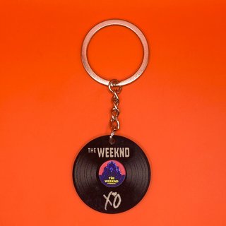 Llavero The Weeknd Disco Vinilo