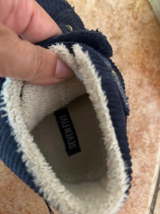 Zapatillas pana niño talla 29